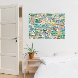 Omy - Αφίσα Γίγας Με Αυτοκόλλητα Paris