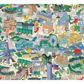 Omy - Αφίσα Γίγας Με Αυτοκόλλητα Paris