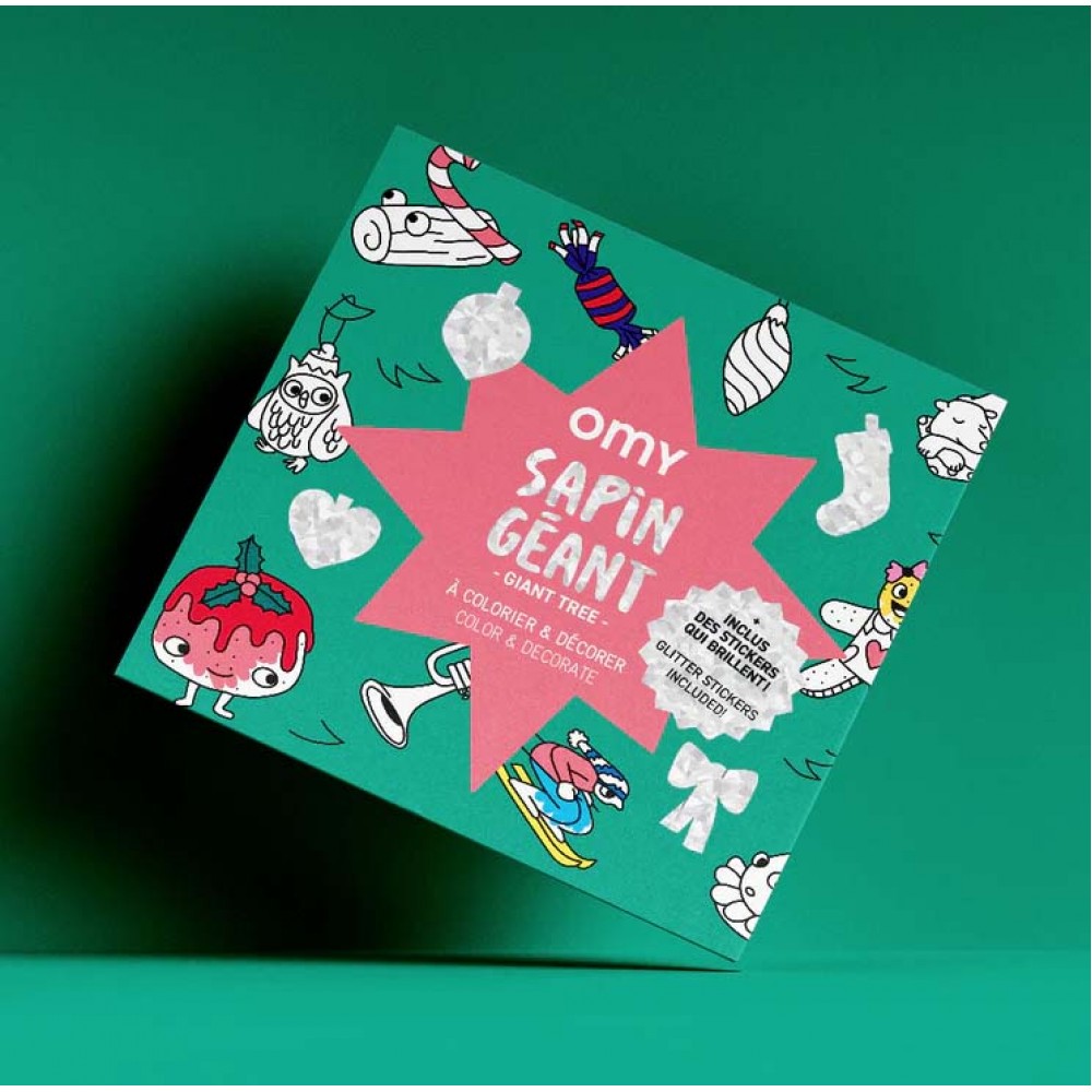 Omy - Αφίσα Γίγας Για Ζωγραφική Με Αυτοκόλλητα Giant Tree