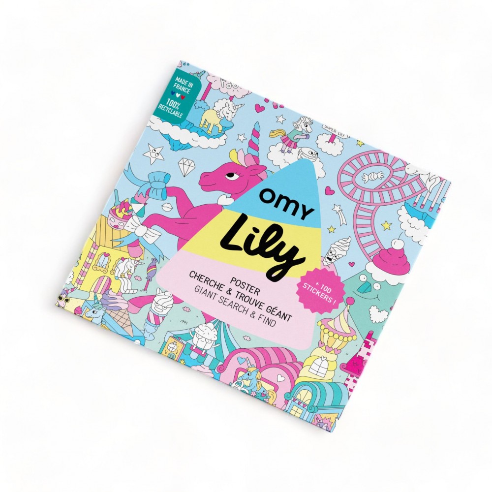 Omy - Αφίσα Γίγας Για Ζωγραφική Με Αυτοκόλλητα Lily