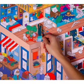 Omy - Αφίσα Γίγας Με Αυτοκόλλητα Home