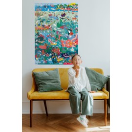 Omy - Αφίσα Γίγας Με Αυτοκόλλητα Ocean