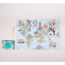 Omy - Αφίσα Μίνι Με Πινέλο Atlas