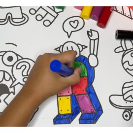 Omy - Μαρκαδόροι 9τμχ Jumbo