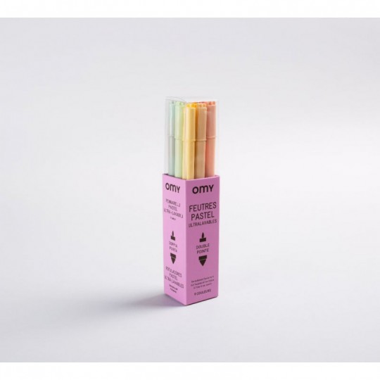 Omy - Μαρκαδόροι 9τμχ Pastel