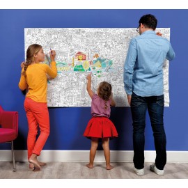 Omy - Ρολό Χαρτί Γίγας Για Ζωγραφική Paris