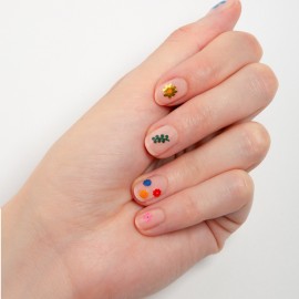 Omy - Σετ Αυτοκόλλητα Νυχιών Flower