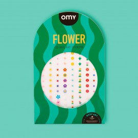 Omy - Σετ Αυτοκόλλητα Νυχιών Flower