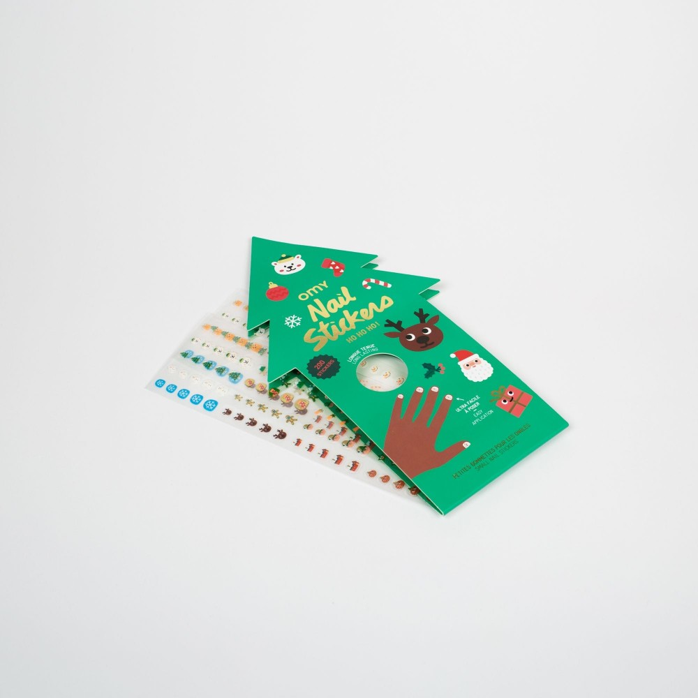 Omy - Σετ Αυτοκόλλητα Νυχιών Ho Ho Ho