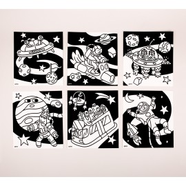 Omy - Σετ Ζωγραφικής Με Βελούδινο Πλαίσιο Cosmos