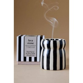 Paddywax - Φυτικό Κερί 184gr Cabana Black Stripped Lava Stone