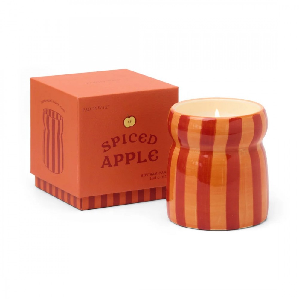 Paddywax - Φυτικό Κερί 184gr Cabana Coral Stripped Spiced Apple