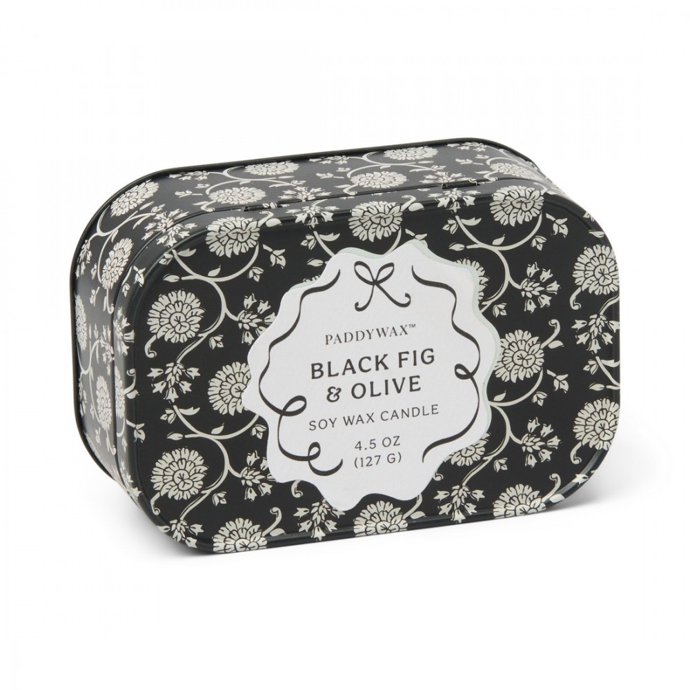 Paddywax - Φυτικό Κερί 127gr Cherie Tin Black Fig & Olive