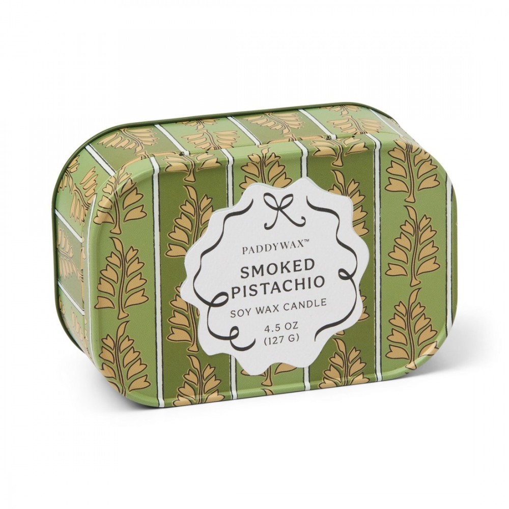 Paddywax - Φυτικό Κερί 127gr Cherie Tin Smoked Pistachio
