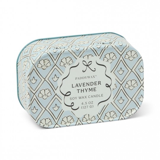 Paddywax - Φυτικό Κερί 127gr Cherie Tin Lavender & Thyme