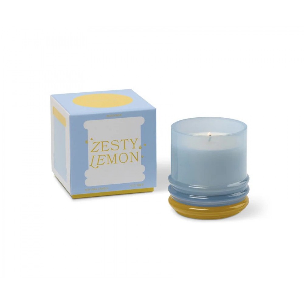 Paddywax - Stacked Κερί Σόγιας 198gr Σε Γυάλινο Δοχείο Lemon Zest