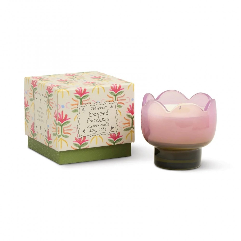 Paddywax - Tulip Κερί Σόγιας 155gr Σε Γυάλινο Δοχείο Bronzed Gardenia
