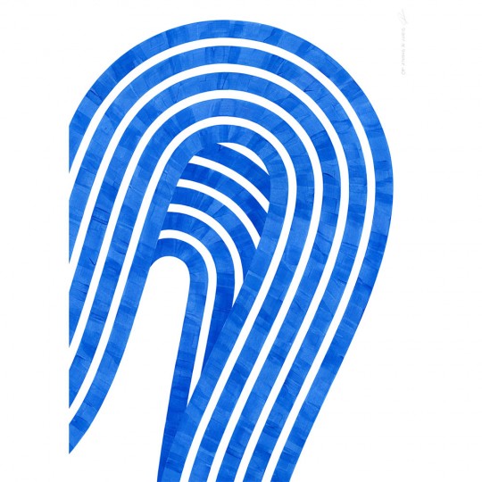 Paper Collective - Αφίσα 30x40 Entropy Blue 01