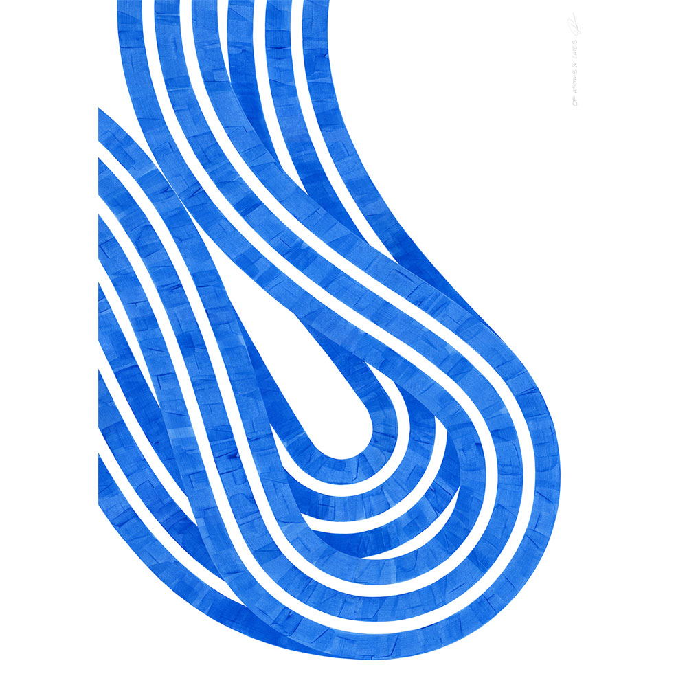 Paper Collective - Αφίσα 50x70 Entropy Blue 02