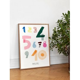Paper Collective - Αφίσα 50x70 Spaghetti Numbers