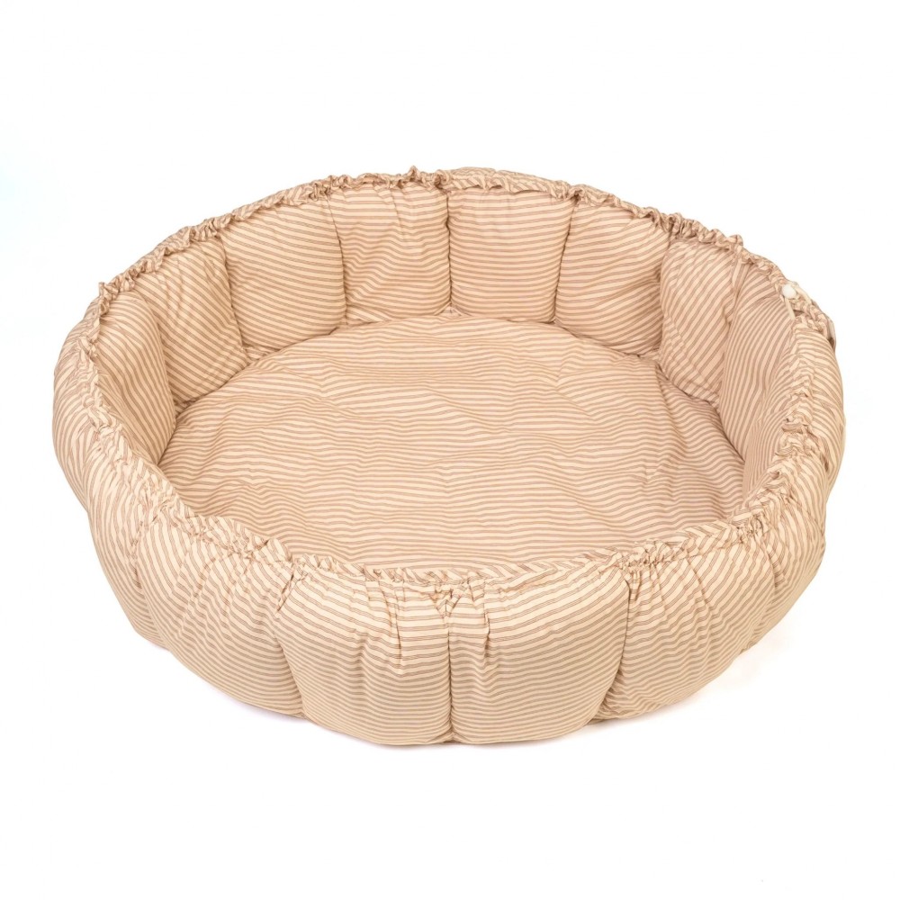 Play&Go - Στρώμα Παιχνιδιού Μαλακό / Βρεφική Φωλιά / Τσάντα 3 Σε 1 Bloom Stripes Brown