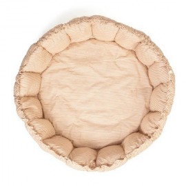 Play&Go - Στρώμα Παιχνιδιού Μαλακό / Βρεφική Φωλιά / Τσάντα 3 Σε 1 Bloom Stripes Brown