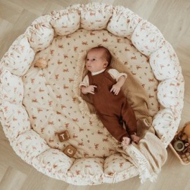 Play&Go - Στρώμα Παιχνιδιού Μαλακό / Βρεφική Φωλιά / Τσάντα 3 Σε 1 Bloom Birds