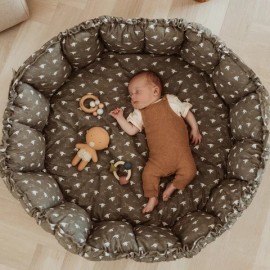 Play&Go - Στρώμα Παιχνιδιού Μαλακό / Βρεφική Φωλιά / Τσάντα 3 Σε 1 Bloom Birds