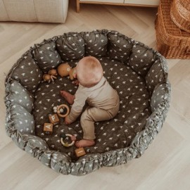 Play&Go - Στρώμα Παιχνιδιού Μαλακό / Βρεφική Φωλιά / Τσάντα 3 Σε 1 Bloom Birds