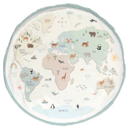 Play&Go - Στρώμα Παιχνιδιού - Τσάντα 2 Σε 1 Worldmap Colour Play&Go - Στρώμα Παιχνιδιού - Τσάντα 2 Σε 1 Worldmap Colour