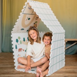 Play&Go - Στρωματάκι Παζλ Διπλής Όψης / Κουτί Αποθήκευσης Hopscotch