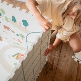 Play&Go - Στρωματάκι Παζλ Διπλής Όψης / Κουτί Αποθήκευσης Hopscotch