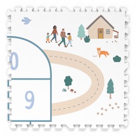 Play&Go - Στρωματάκι Παζλ Διπλής Όψης / Κουτί Αποθήκευσης Hopscotch