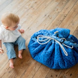 Play&Go - Στρώμα Παιχνιδιού Μαλακό / Τσάντα 2 Σε 1 Moulin Roty Puce & Pilou