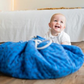 Play&Go - Στρώμα Παιχνιδιού Μαλακό / Τσάντα 2 Σε 1 Moulin Roty Puce & Pilou