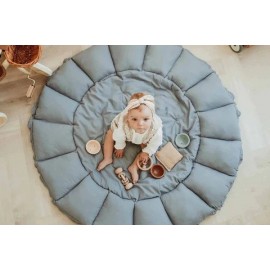 Play&Go - Στρώμα Παιχνιδιού Μαλακό / Βρεφική Φωλιά / Τσάντα 3 Σε 1 Bloom Dusty Blue