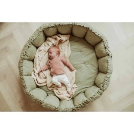 Play&Go - Στρώμα Παιχνιδιού Μαλακό / Βρεφική Φωλιά / Τσάντα 3 Σε 1 Bloom Meadow Green