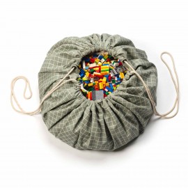 Play&Go - Στρώμα Παιχνιδιού / Τσάντα 2 Σε 1 Grid Green