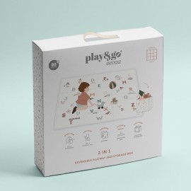 Play&Go - Στρωματάκι Παζλ Διπλής Όψης / Κουτί Αποθήκευσης Alphabet