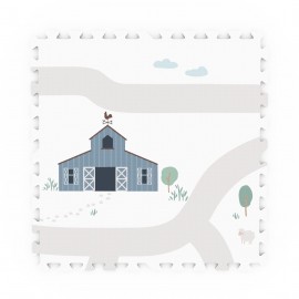 Play&Go - Στρωματάκι Παζλ Διπλής Όψης / Κουτί Αποθήκευσης Farm