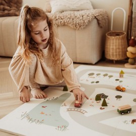 Play&Go - Στρωματάκι Παζλ Διπλής Όψης / Κουτί Αποθήκευσης Farm