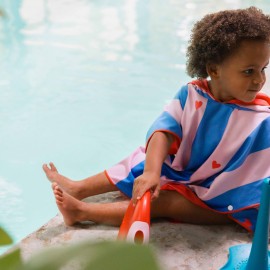 Quut - Παιδικό Πόντσο Cherry