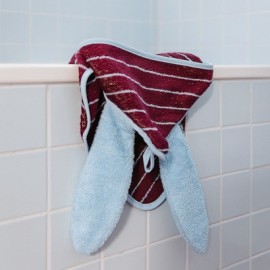 Quut - Μπουρνουζοπετσέτα Κουνελάκι Burgundy 75x75