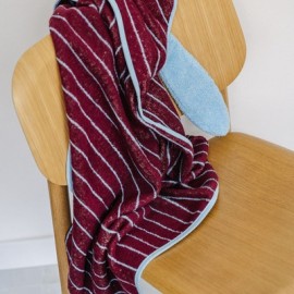 Quut - Μπουρνουζοπετσέτα Κουνελάκι Burgundy 75x75