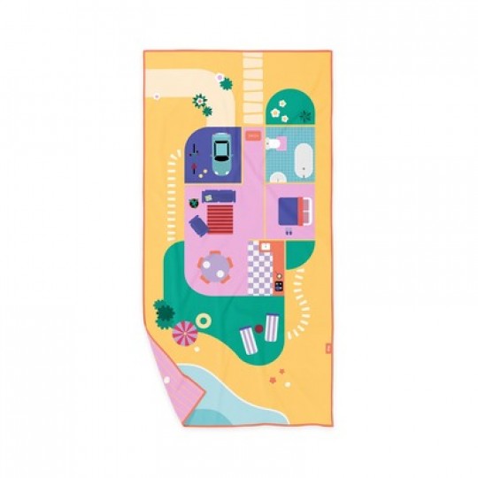 Quut - Πετσέτα με μικροΐνες Κουκλόσπιτο 140x70cm
