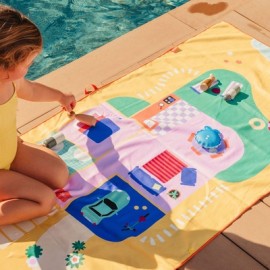 Quut - Πετσέτα με μικροΐνες Κουκλόσπιτο 140x70cm