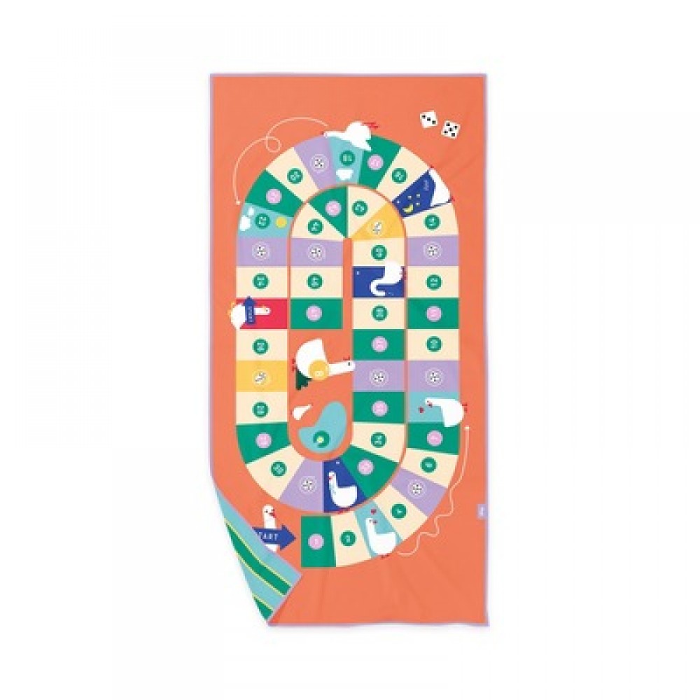 Quut - Πετσέτα Με Μικροΐνες Παιχνίδι Της Χήνας 140x70cm