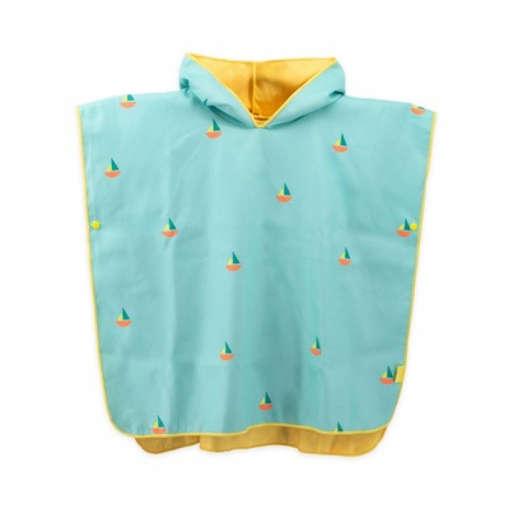 Quut - Παιδικό Πόντσο Καραβάκια Banana Blue
