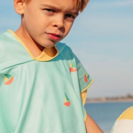 Quut - Παιδικό Πόντσο Καραβάκια Banana Blue