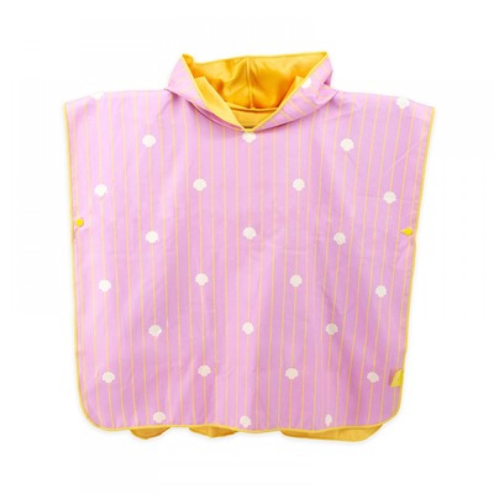 Quut - Παιδικό Πόντσο Κοχύλια Banana Pink